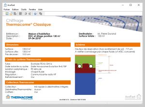 Thermacome, 1er système de planchers chauffants-rafraîchissants hydrauliques basse température – Desc Acofast