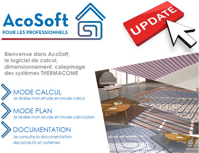 logiciel de plancher chauffant acosoft